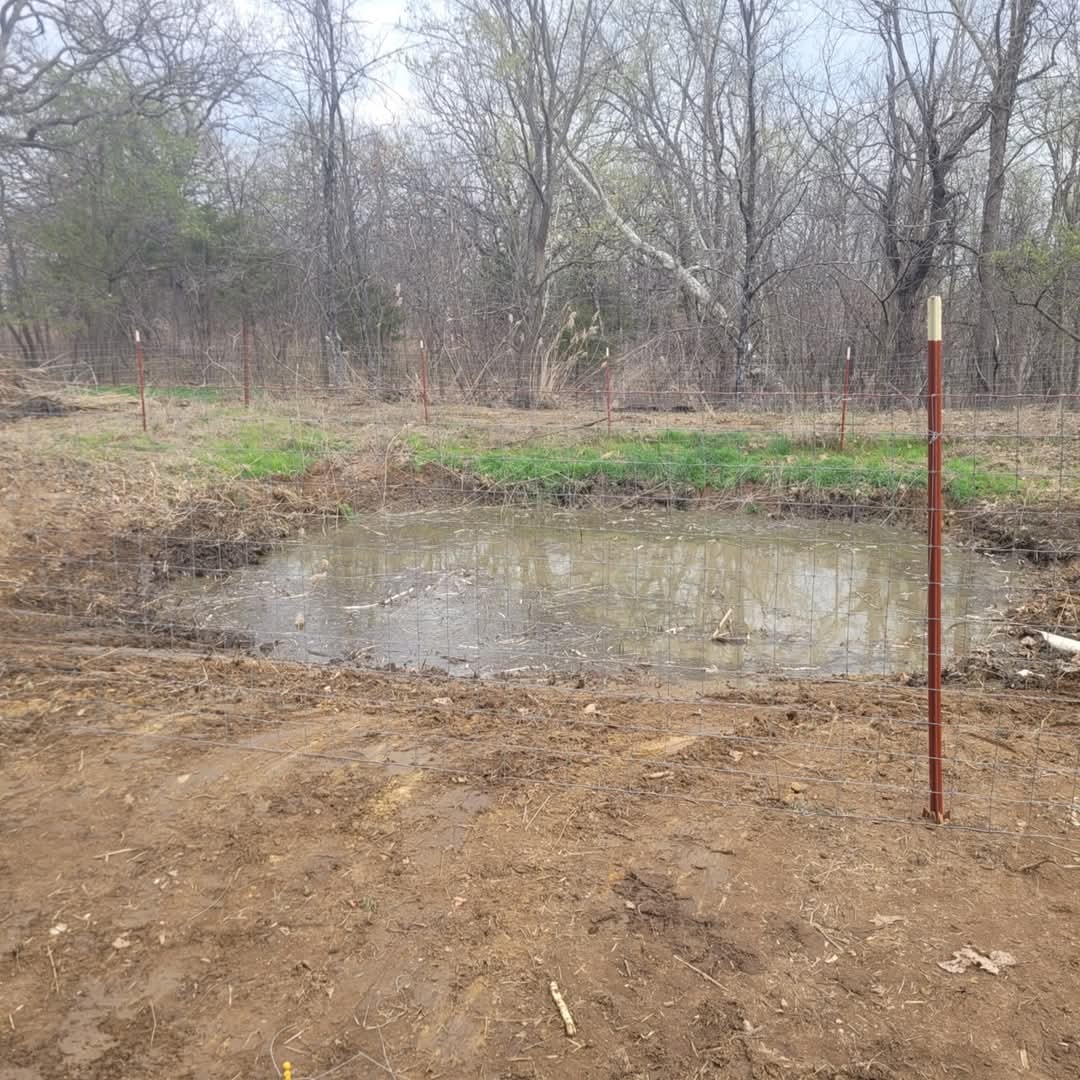Cleaned out lagoon