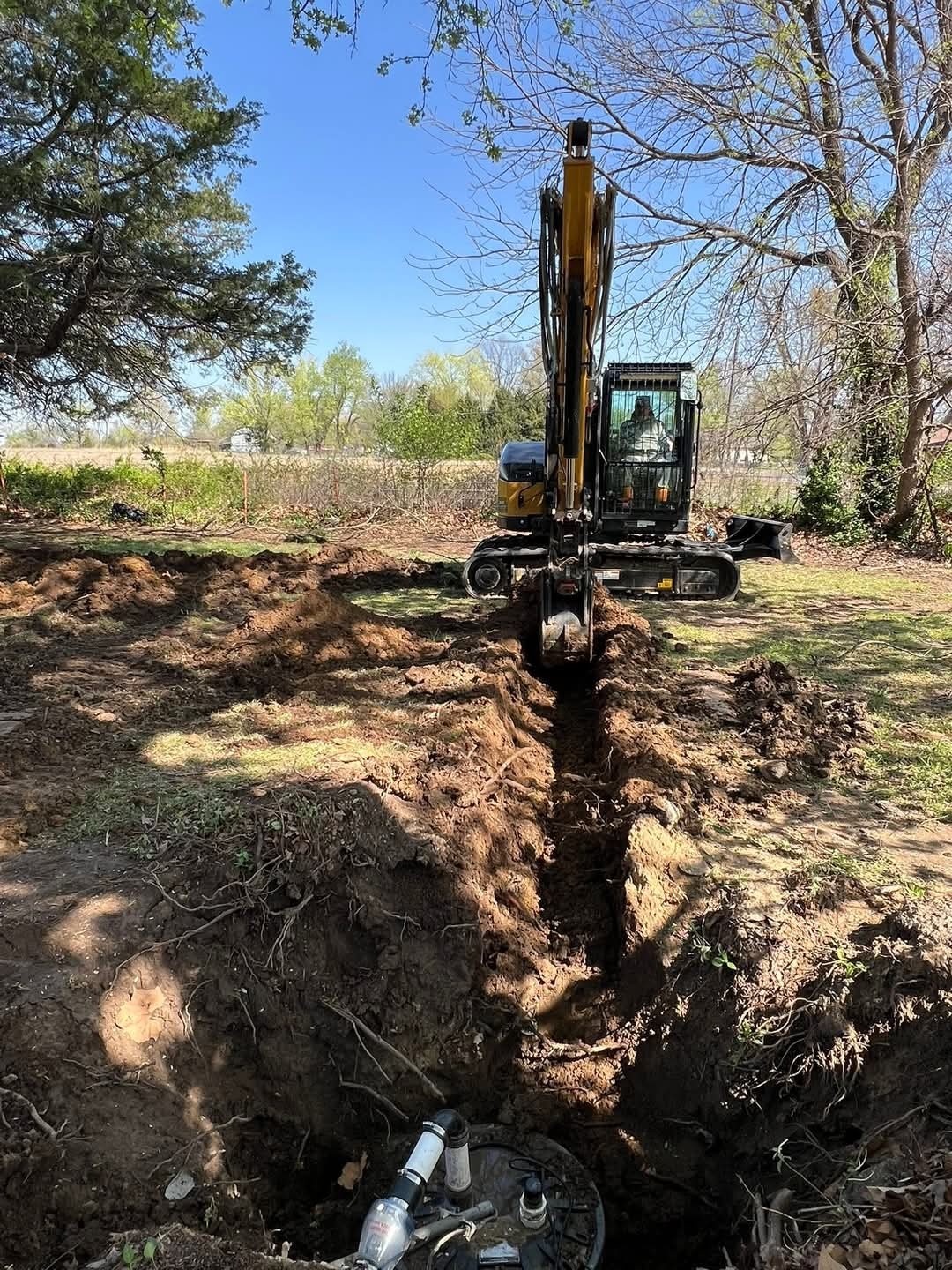 Excavation work in progress